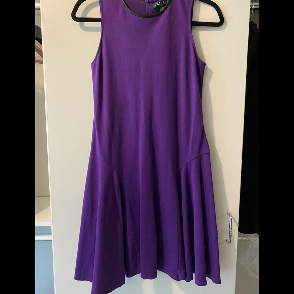 Ralph Lauren fit and flare midi dress